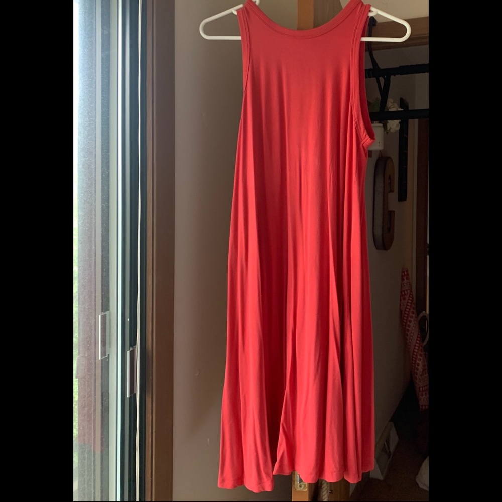 Loose fit casual tank dress